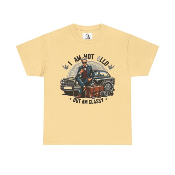 Classy Statement Tee - I Am Not Old But Am Classy, Cool Graphic T-Shirt for Men, Unisex Tee for Gifts, Retro Style Apparel, Casual Wear