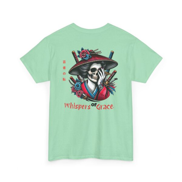 Geisha Samurai Unisex Tee, Japanese Warrior Cotton Shirt, Asian Culture Top, Traditional Japanese Clothing, Gifts for Samurai Enthusiasts - Image 9
