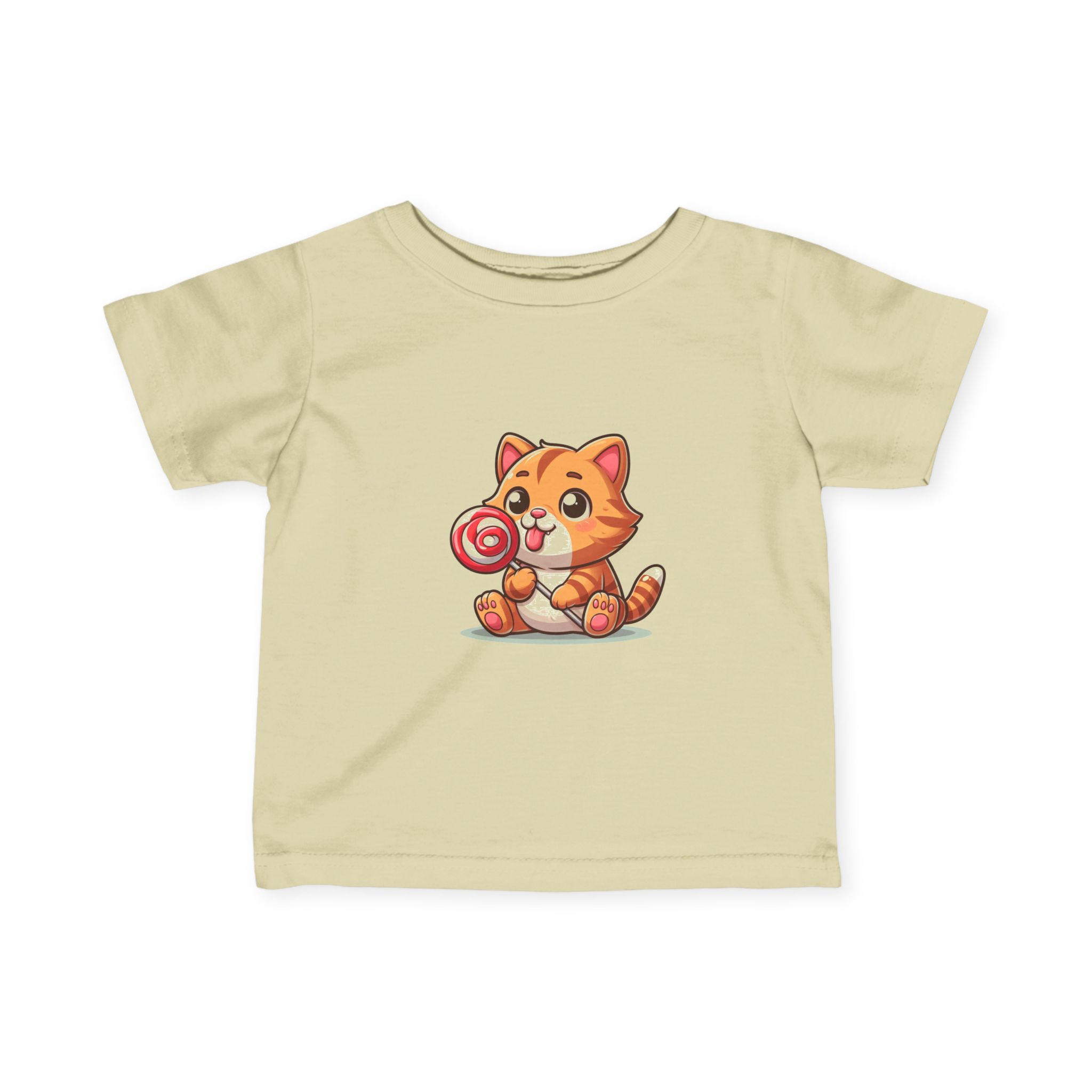 Cute Kitten Infant Tee, Adorable Baby Shirt, Cat Lover Gift, Toddler T-Shirt, Playful Infant Apparel, Perfect for Birthdays - Image 2