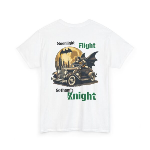 Batman Driving Car Moonlight Flight Gotham Knight T-Shirt, Graphic Tee, Superhero Fan Top, Comic Book Lover Gift, Dark Knight Shirt - Image 4