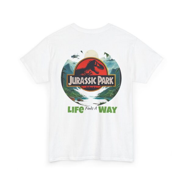Jurassic Park Unisex Heavy Cotton Tee | Dino Lover Gift, Movie Merchandise, Theme Park Apparel - Image 8