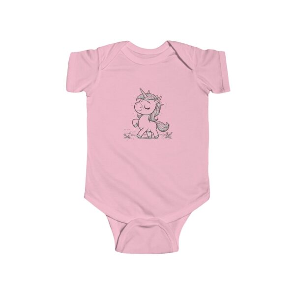 Playful Unicorn Infant Bodysuit, Cute Baby Outfit, Toddler Gift, Baby Shower Gift, Fun Summer Clothing, Adorable Baby Clothes - Image 3