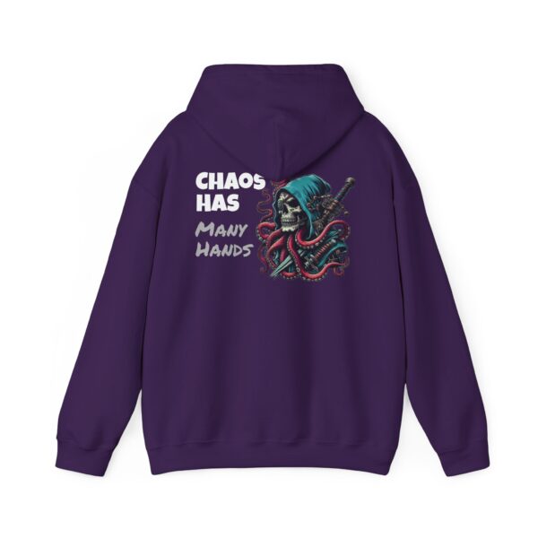 Chaos Has Many Hands Hoodie, Unisex Sweatshirt for Gamers, Cozy Oversized Apparel for Fall, Unique Gift for Friends, Cartoon Design - Image 10