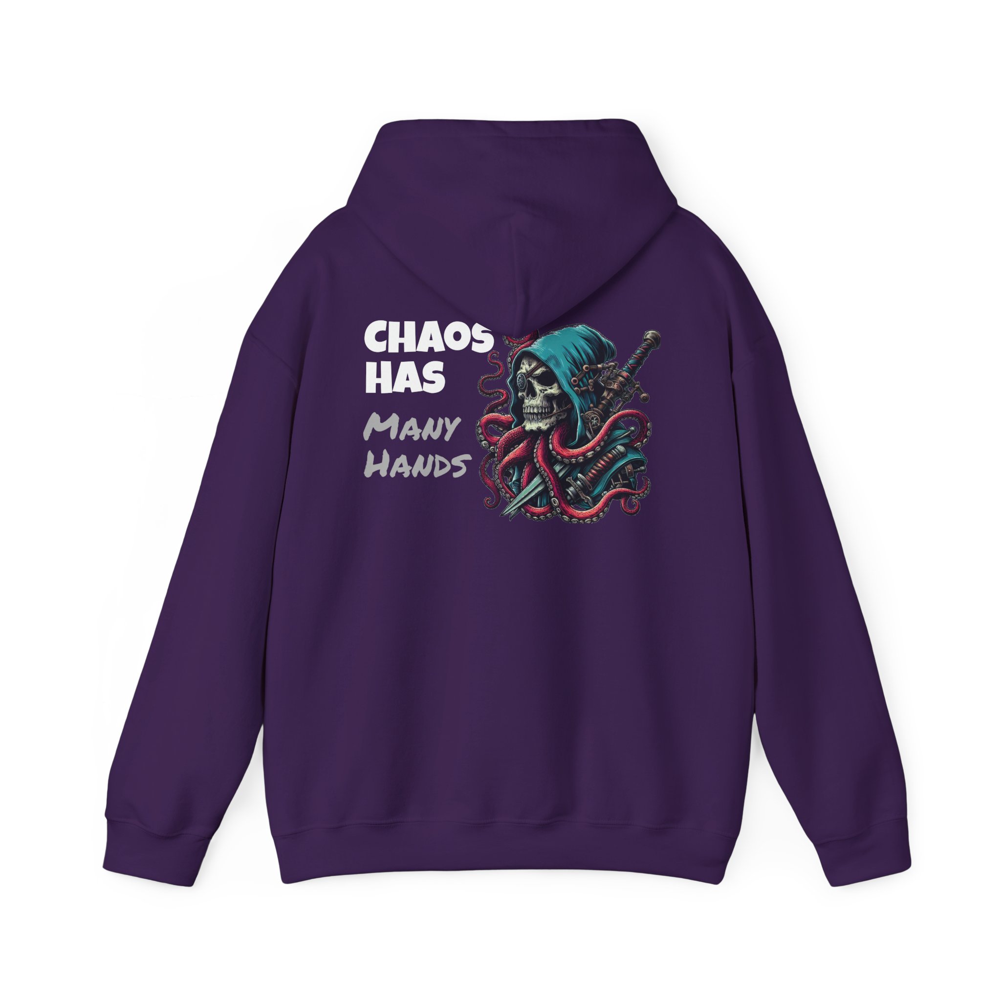 Chaos Has Many Hands Hoodie, Unisex Sweatshirt for Gamers, Cozy Oversized Apparel for Fall, Unique Gift for Friends, Cartoon Design - Image 10