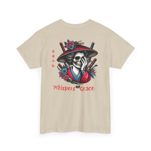 Geisha Samurai Unisex Tee, Japanese Warrior Cotton Shirt, Asian Culture Top, Traditional Japanese Clothing, Gifts for Samurai Enthusiasts - Image 7