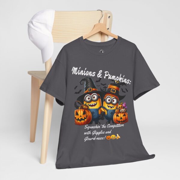 Halloween Minions Tee - Unisex T-Shirt for Festive Fun, Pumpkin Lovers, Autumn Wardrobe, Gifts for Kids & Adults, Halloween Parties - Image 6