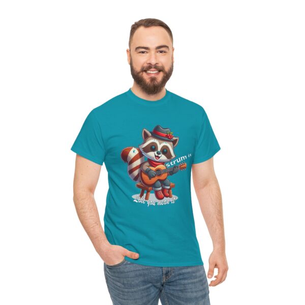 Strum It Raccoon Tee | Fun Animal Graphic Tee, Gift for Musicians, Casual Outfit, Music Lover Apparel, Playful T-Shirt - Image 8