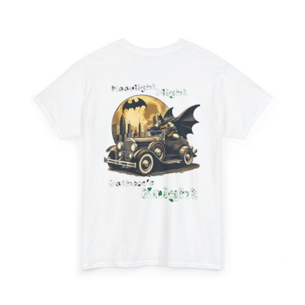 Batman Driving Car Moonlight Flight Gotham Knight T-Shirt, Graphic Tee, Superhero Fan Top, Comic Book Lover Gift, Dark Knight Shirt - Image 4