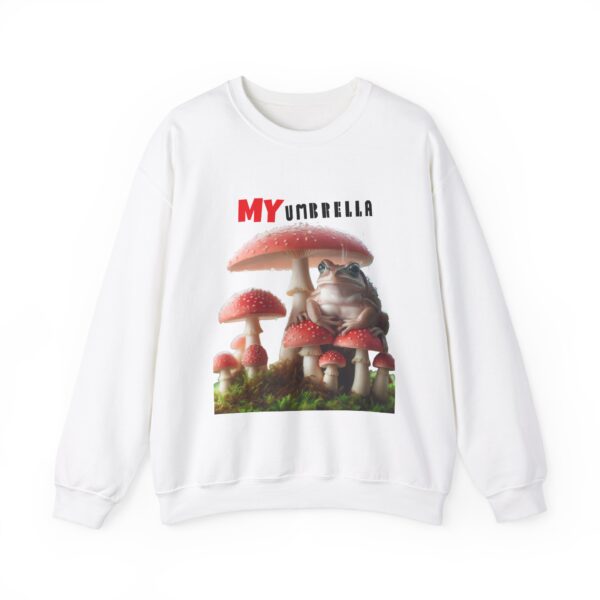 My Umbrella Funny Crewneck Sweatshirt, Cozy Mushroom Sweatshirt, Gifts for Nature Lovers, Cute Sweatshirt for Friends, Unisex Fall Fashion,