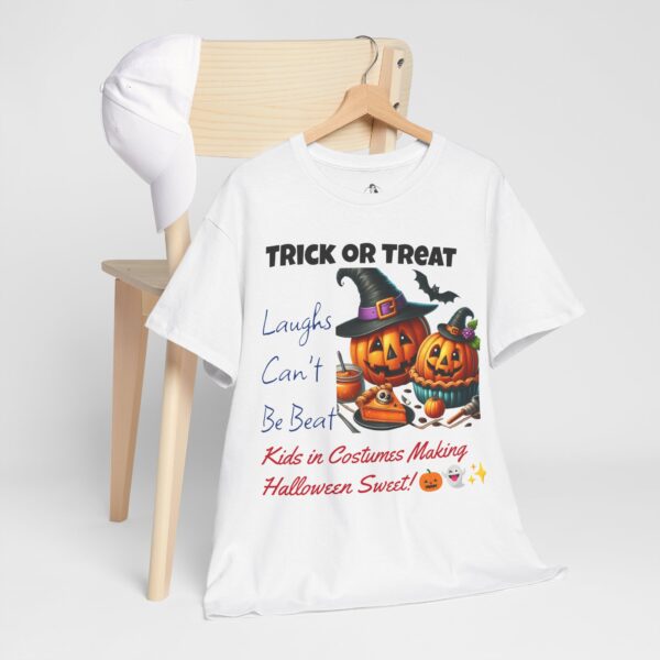 Halloween Unisex Tee - Trick or Treat Vibe, Perfect for Kids' Parties, Family Gatherings, Festive Celebrations, October Fun, Cozy Comfort