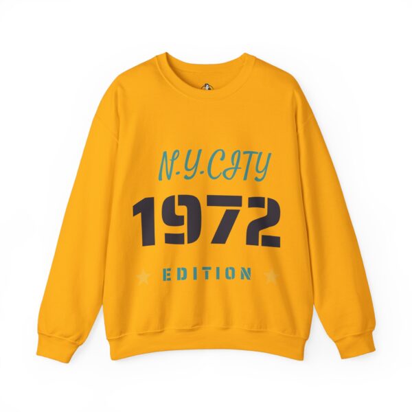 Vintage NYC 1972 Sweatshirt, Retro Style, Gift for Him/Her, Perfect for Casual Wear