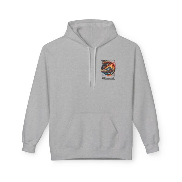 Fleece Hoodie, Future Racing Car Design, Gift for Car Enthusiasts, Trendy Streetwear, Unique Hooded Sweatshirt, Cool Zip-Up Jacket - Image 8