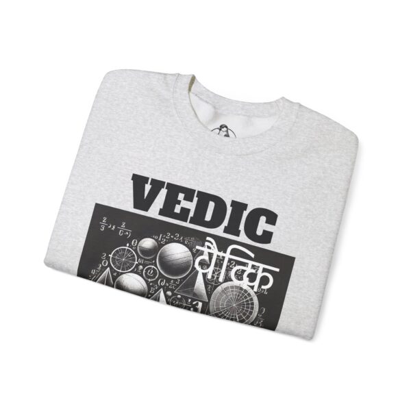 Vedic Geometry Crewneck Sweatshirt, Spiritual Fashion, Gift for Yogis, Cozy Layer, Graphic Sweatshirt, Meditation Apparel - Image 3
