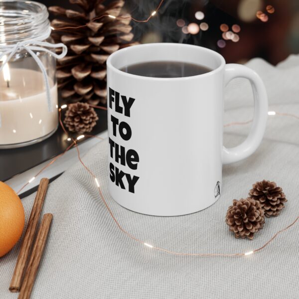 Inspirational Cloud Mug - Dream Big, Fly to the Sky - Motivational Coffee Cup, Home Decor, Sky Lovers - Image 4
