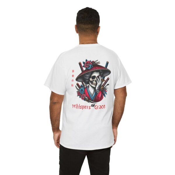 Geisha Samurai Unisex Tee, Japanese Warrior Cotton Shirt, Asian Culture Top, Traditional Japanese Clothing, Gifts for Samurai Enthusiasts - Image 3
