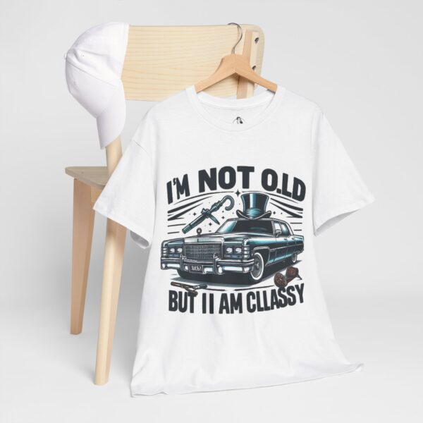 I am not Old, I amd classy Retro Classy Car Tee - Perfect for Car Lovers, Vintage Fans, Birthday Gifts, or Casual Wear, Nostalgia - Image 8