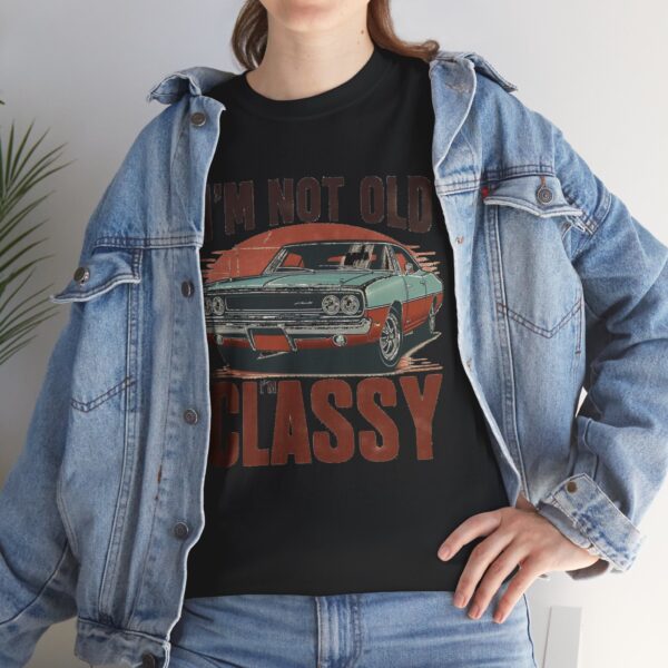 Vintage Car Theme Tee: Perfect for Car Enthusiasts, Retro Lovers, Birthdays, and Classy Celebrations, Funny Gift for Men and Women - Image 10