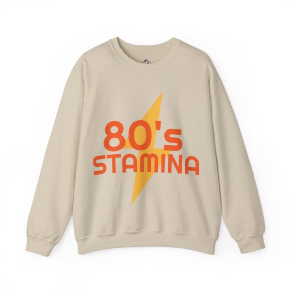 80's Stamina Unisex Sweatshirt - Retro Style, Vintage Apparel, Gift for Nostalgia Lovers, 80s Parties