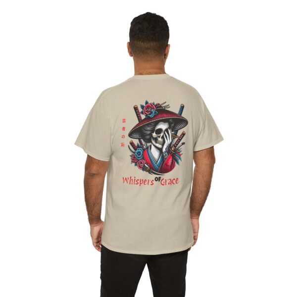 Geisha Samurai Unisex Tee, Japanese Warrior Cotton Shirt, Asian Culture Top, Traditional Japanese Clothing, Gifts for Samurai Enthusiasts - Image 6