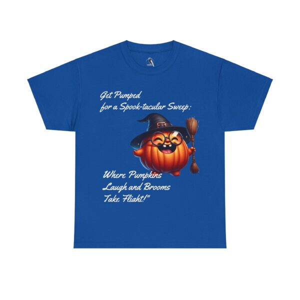 Spook-tacular Pumpkin Tee, Halloween Shirt, Unisex Cotton Tee, Fall Apparel, Ghostly Gathering Outfit, Fun Pumpkin Top - Image 4