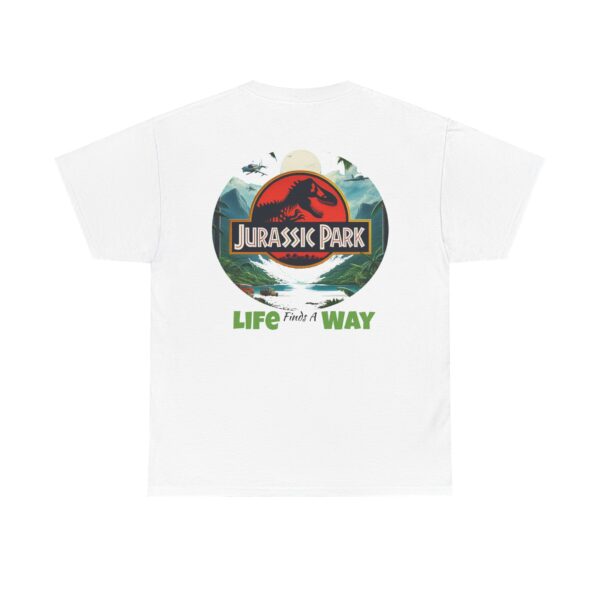 Jurassic Park Unisex Heavy Cotton Tee | Dino Lover Gift, Movie Merchandise, Theme Park Apparel - Image 5