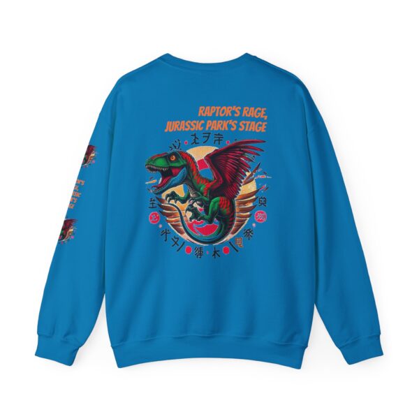 T-Raptor Graphic Sweatshirt, Dinosaur Crewneck Jurrasic Park Sweater, Gift for Dino Lover - Image 10