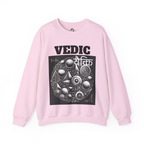 Vedic Geometry Crewneck Sweatshirt, Spiritual Fashion, Gift for Yogis, Cozy Layer, Graphic Sweatshirt, Meditation Apparel - Image 9