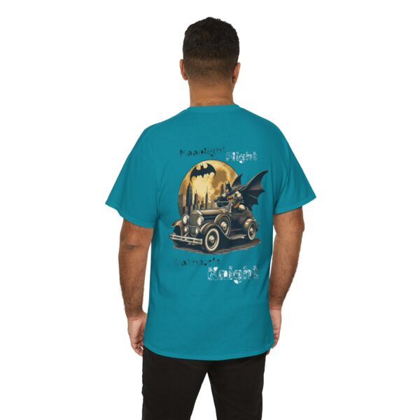 Batman Driving Car Moonlight Flight Gotham Knight T-Shirt, Graphic Tee, Superhero Fan Top, Comic Book Lover Gift, Dark Knight Shirt - Image 9