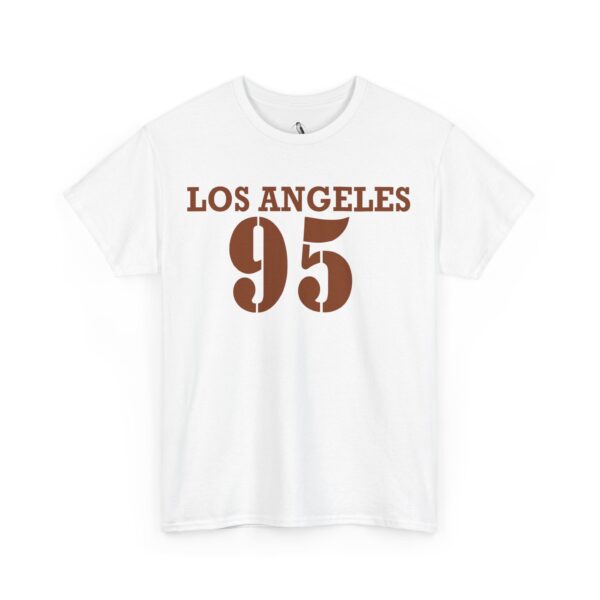 Vintage Los Angeles 95 Unisex Heavy Cotton Tee, Streetwear, Casual Wear, Gift for Travelers, Summer Fashion