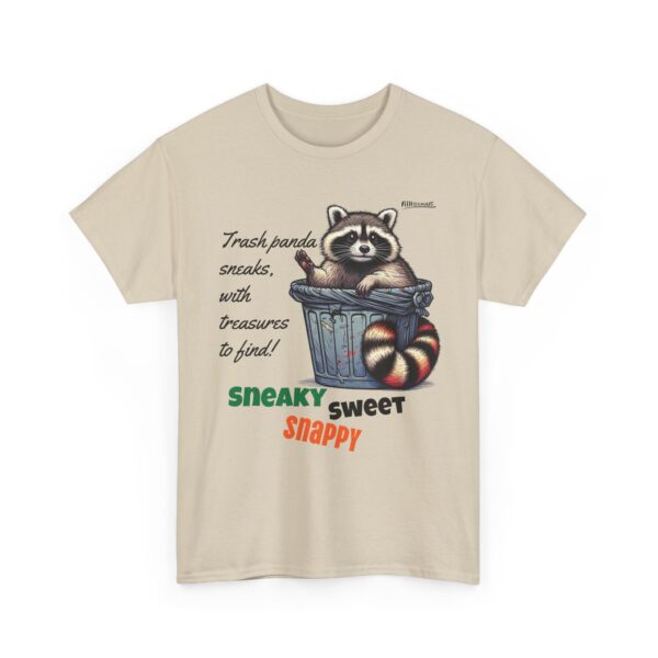 Cute Trash Panda tshirt, Raccoon  trash panda t shirt for Animal Lovers, Unisex Cotton Shirt, Men Women Tee, Gift for Wildlife Enthusiasts - Image 3