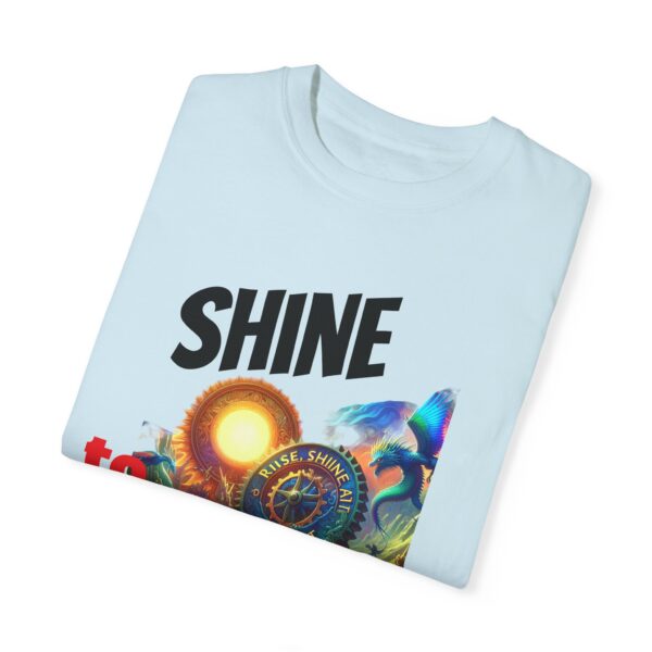 Shine to Rise T-shirt, Colorful Graphic Tee, Motivational Shirt, Unisex Casual Wear, Inspirational Gift - Image 7