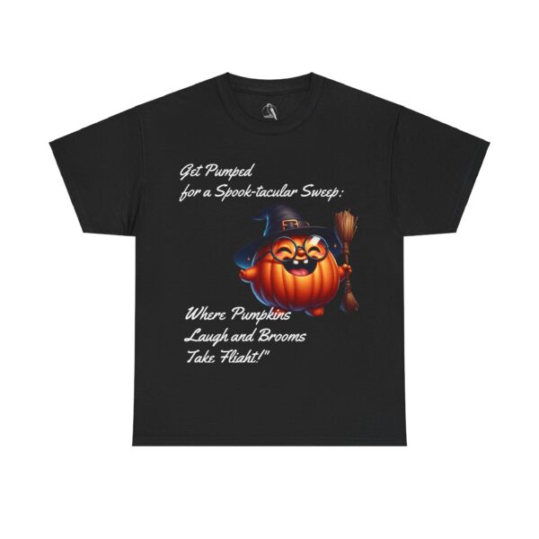 Spook-tacular Pumpkin Tee, Halloween Shirt, Unisex Cotton Tee, Fall Apparel, Ghostly Gathering Outfit, Fun Pumpkin Top - Image 5