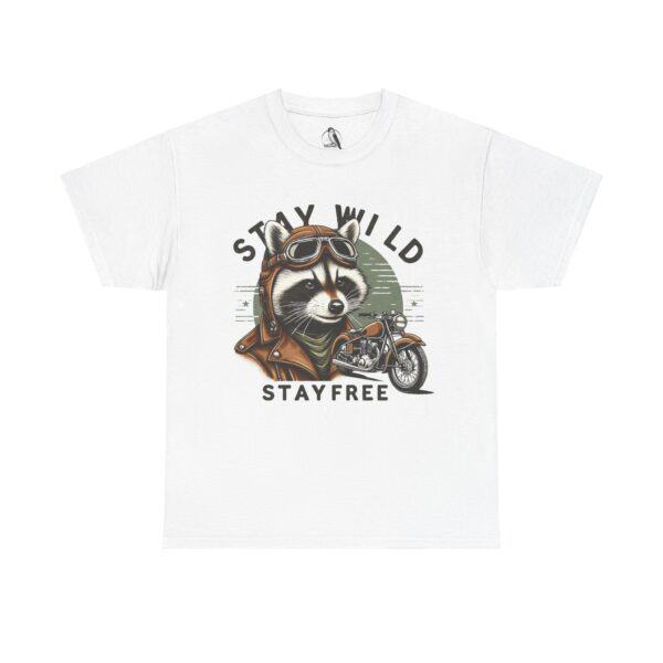 Stay Wild Raccoon Tee, Adventure Shirt, Biker Gift, Fun Graphic T-Shirt, Casual Wear, Vintage Vibe - Image 8