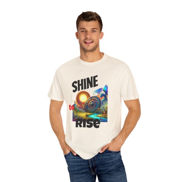 Shine to Rise T-shirt, Colorful Graphic Tee, Motivational Shirt, Unisex Casual Wear, Inspirational Gift - Image 12