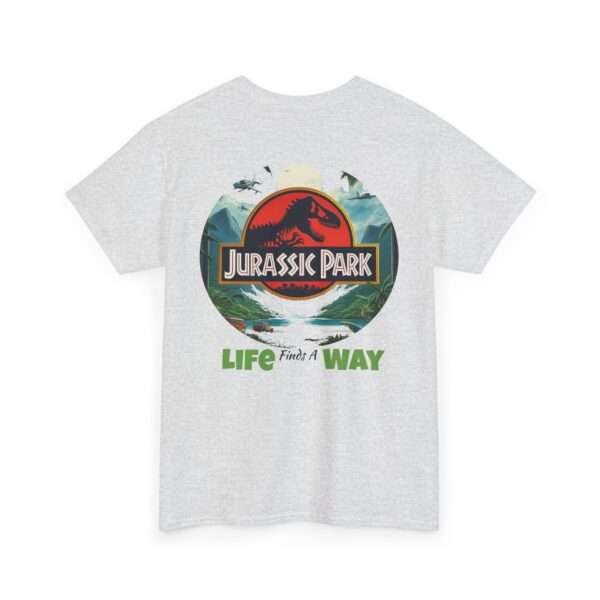 Jurassic Park Unisex Heavy Cotton Tee | Dino Lover Gift, Movie Merchandise, Theme Park Apparel - Image 9