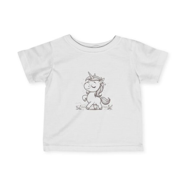 Unicorn Infant Tee, Cute Kids T-Shirt, Baby Shower Gift, Toddler Clothing, Playful Animal Apparel, Birthday Outfit - Image 2