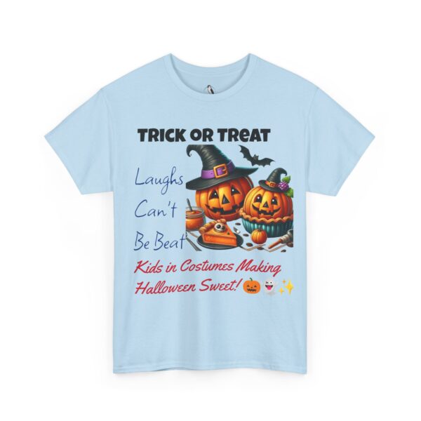 Halloween Unisex Tee - Trick or Treat Vibe, Perfect for Kids' Parties, Family Gatherings, Festive Celebrations, October Fun, Cozy Comfort - Image 9