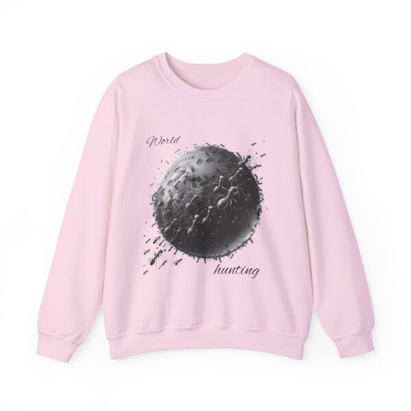 World Hunting Sweatshirt, Cozy Crewneck, Eco-Friendly Gift, Unisex Clothing, Perfect for Earth Day, Eco-Conscious Fashion - Image 2