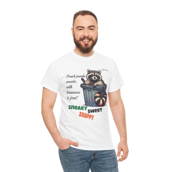 Cute Trash Panda tshirt, Raccoon  trash panda t shirt for Animal Lovers, Unisex Cotton Shirt, Men Women Tee, Gift for Wildlife Enthusiasts - Image 4