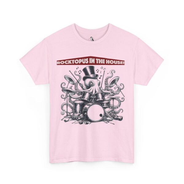 Rocktopus Octopus Drumming Unisex Tee - Fun Music Shirt, Musician t-shirt, Kids Party - Image 8