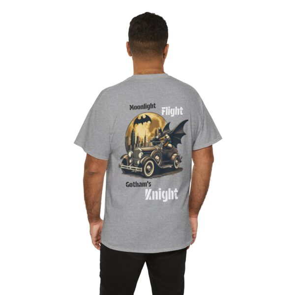 Batman Driving Car Moonlight Flight Gotham Knight T-Shirt, Graphic Tee, Superhero Fan Top, Comic Book Lover Gift, Dark Knight Shirt - Image 6