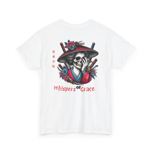 Geisha Samurai Unisex Tee, Japanese Warrior Cotton Shirt, Asian Culture Top, Traditional Japanese Clothing, Gifts for Samurai Enthusiasts