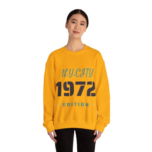 Vintage NYC 1972 Sweatshirt, Retro Style, Gift for Him/Her, Perfect for Casual Wear - Image 2