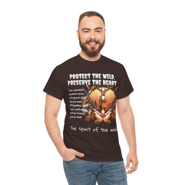 Spirit of the Wild Tee, Nature Lover T-Shirt, Wildlife Conservation Shirt, Eco-Friendly Apparel, Gift for Outdoorsman - Image 3