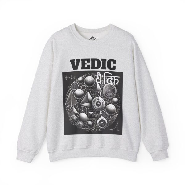 Vedic Geometry Crewneck Sweatshirt, Spiritual Fashion, Gift for Yogis, Cozy Layer, Graphic Sweatshirt, Meditation Apparel