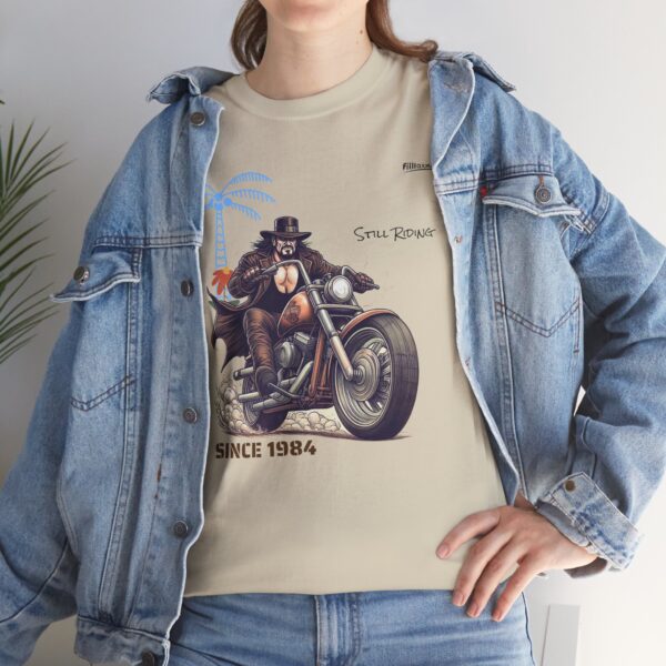 Undertaker Motorcycle Tee, Harley davidson vintage tee, Biker T-Shirt, Heavy Cotton Shirt, Unisex Graphic Top, Gothic Clothing - Image 7