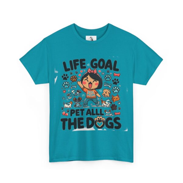 Pet Lover Unisex Tee - Life Goal: Pet All the Dogs, Cute Dog Shirt, Animal Lover Gift, Funny T-Shirt - Image 6