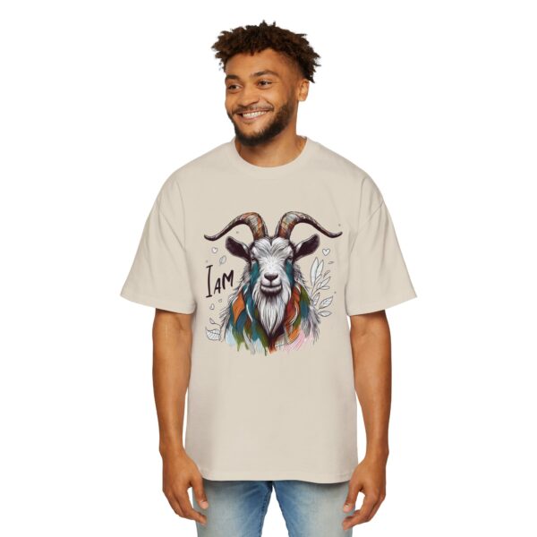 Men's Goat Graphic Tee - Oversized Casual Shirt, I Am T-Shirt, Animal Lover Gift, Unique Fashion, Everyday Wear, Eco-Friendly - Image 10
