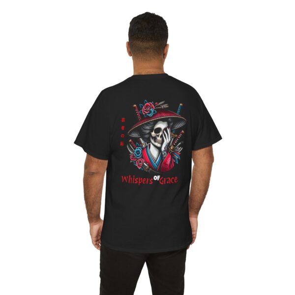 Geisha Samurai Unisex Tee, Japanese Warrior Cotton Shirt, Asian Culture Top, Traditional Japanese Clothing, Gifts for Samurai Enthusiasts - Image 5