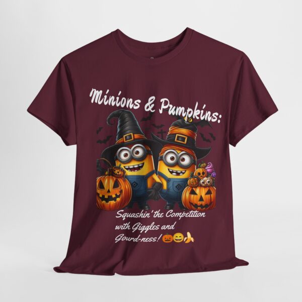 Halloween Minions Tee - Unisex T-Shirt for Festive Fun, Pumpkin Lovers, Autumn Wardrobe, Gifts for Kids & Adults, Halloween Parties - Image 2